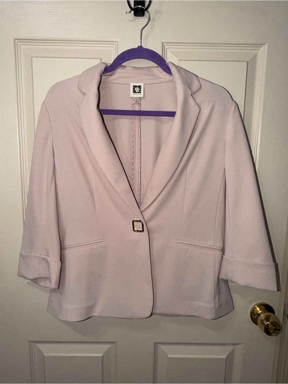 Women's Light Pink Anne Klein Blazer